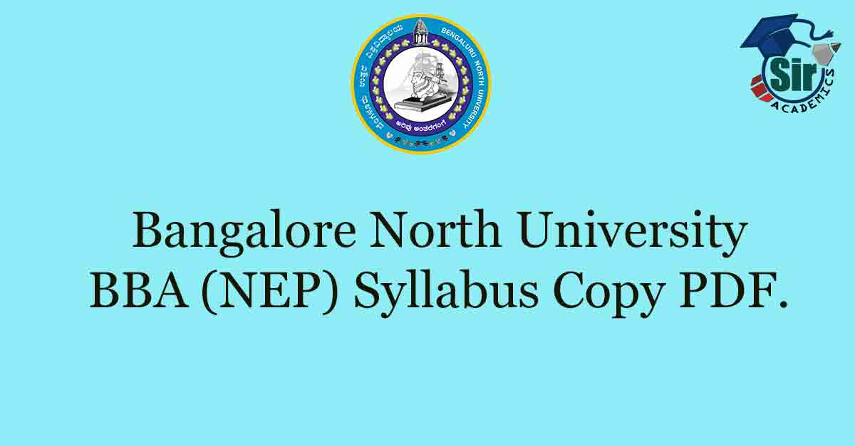 Bangalore North University PG Notification - 2023 2024 Student Forum